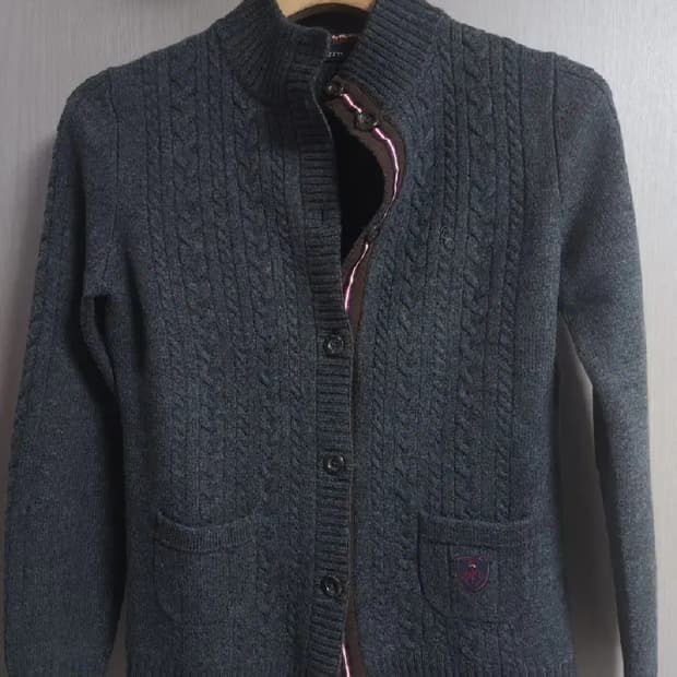 헤지스 케이블니트 가디건, XS