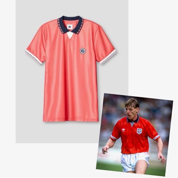 Pretty Green ‘Pearce' 90‘s 잉글랜드 축구 티셔츠