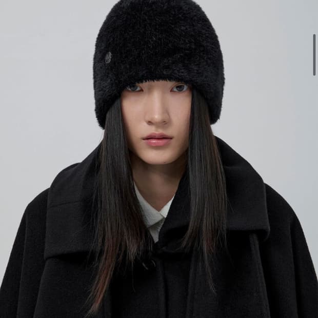 플레어업 퍼 니트 비니