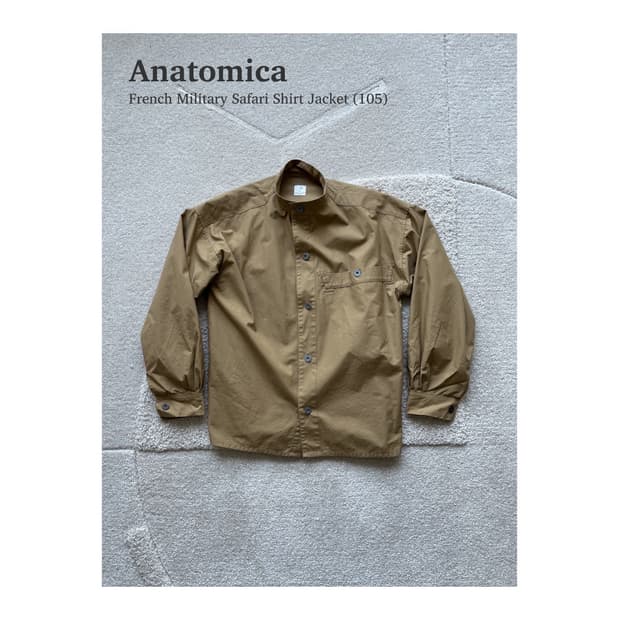 아나토미카 프렌치 밀리터리 왁스 셔츠 자켓 (105)