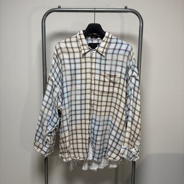 M) R13 알써티 드랍넥 셔츠 파스텔