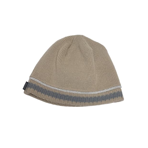 ellese 베이지 배색 포인트 비니