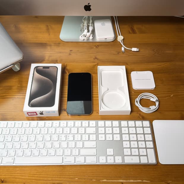 애플 - 아이폰 15 프로 (내추럴 티타늄), 128기가