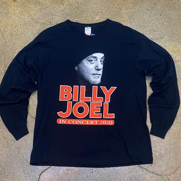 미국 빈티지 billy joel 그래픽 반팔티