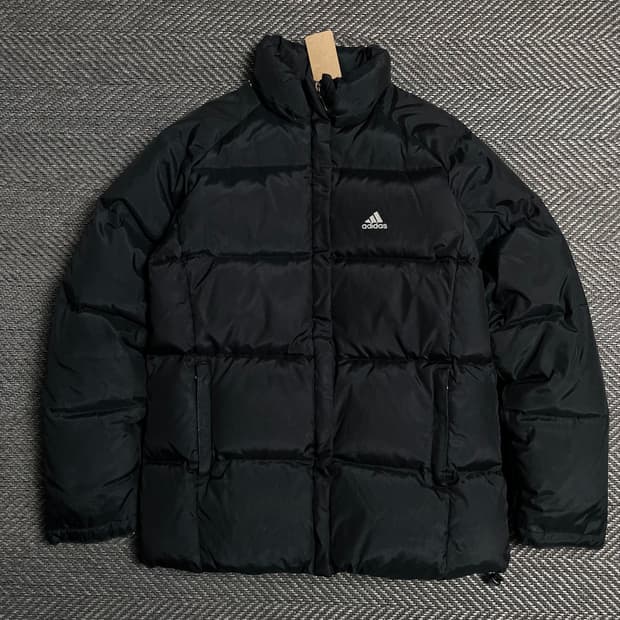 아디다스 클래식 덕 다운 푸퍼 패딩 자켓 블랙o 5170