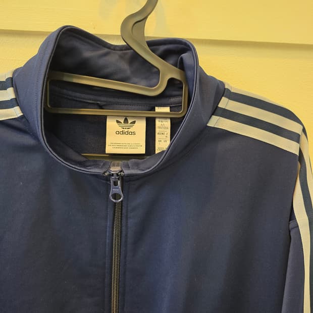 아디다스 삼선 BB 트랙탑 나이트 스카이  XL