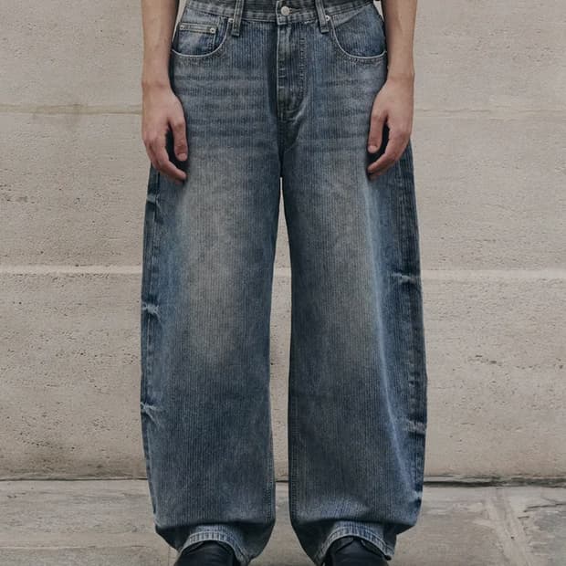 어널러코드 헤링본 도밍고 데님팬츠