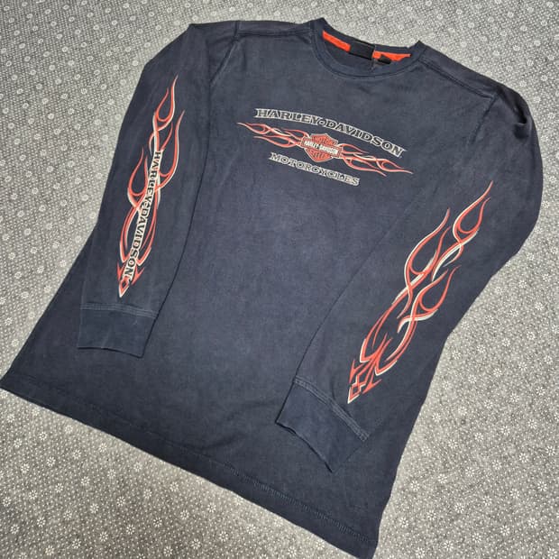 [M, 실측 L] 할리데이비슨 슬리브  -340