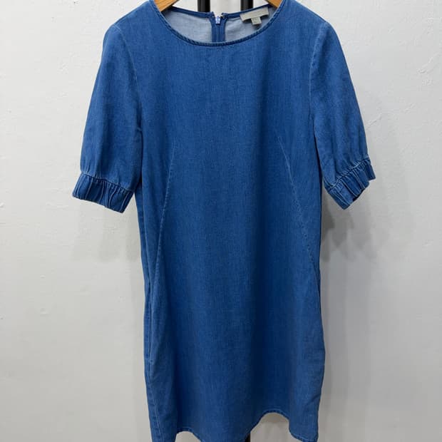 정품) COS 코스 데님 원피스 32