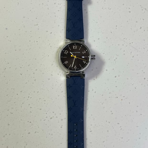 정품 백화점 루이비통 땅부르 39mm 시계