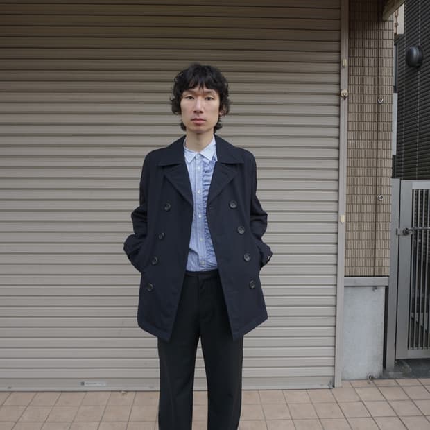 Comme des Garcons pea coat 