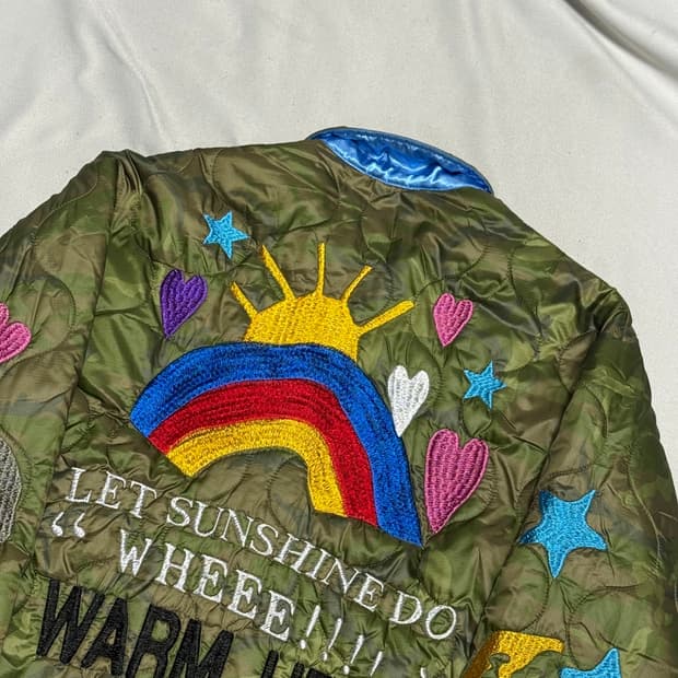 2 CPFM 카모 깔깔이 자켓