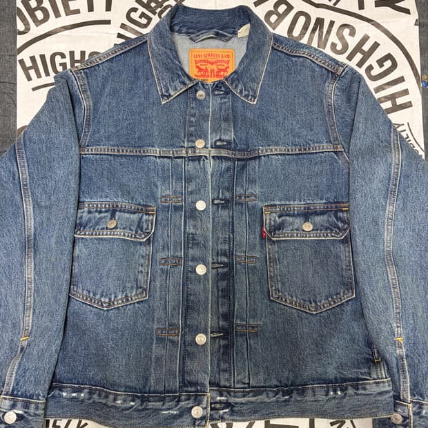 [M] 리바이스 타입2 트러커 A7632-0001 (인디고 중청)