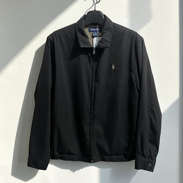 폴로 랄프로렌 블랙 스윙탑 자켓
