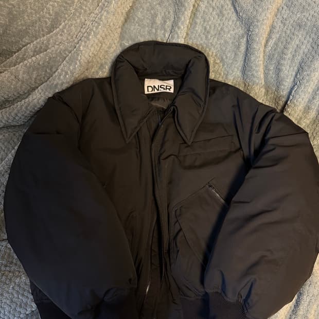 DNSR 디엔에스알 플라이트 크롭 덕다운 자켓 XL