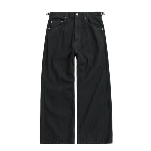 [3] 폴리테루 고시마팬츠 스트라이프블랙