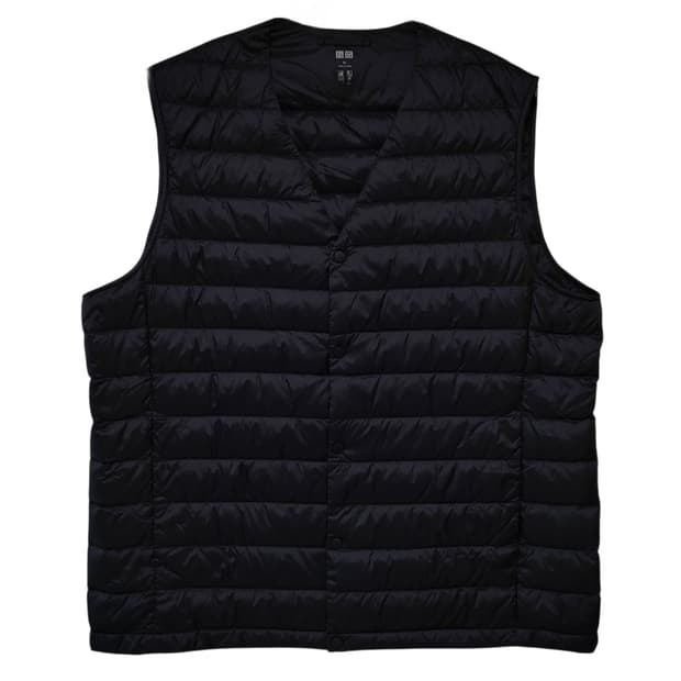 유니클로 구스다운 초경량패딩조끼 100-105 거위털