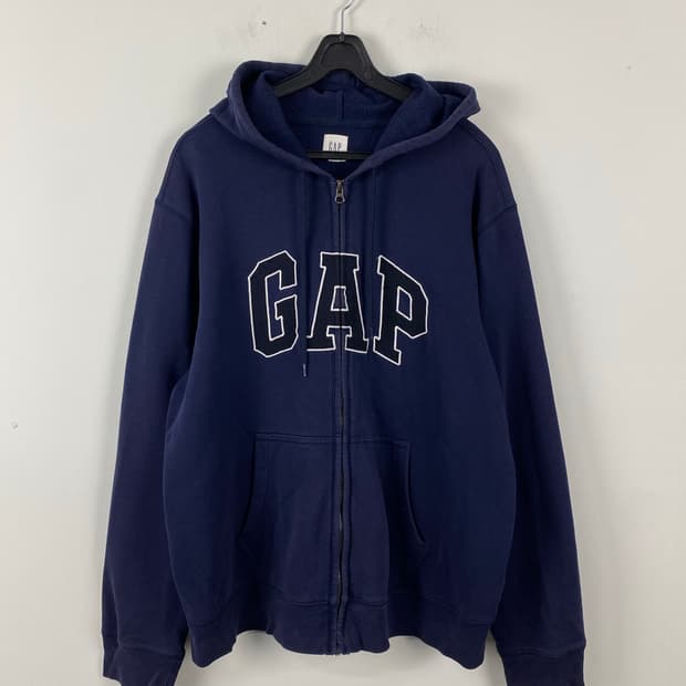 갭 GAP 네이비 후드집업 L <554>