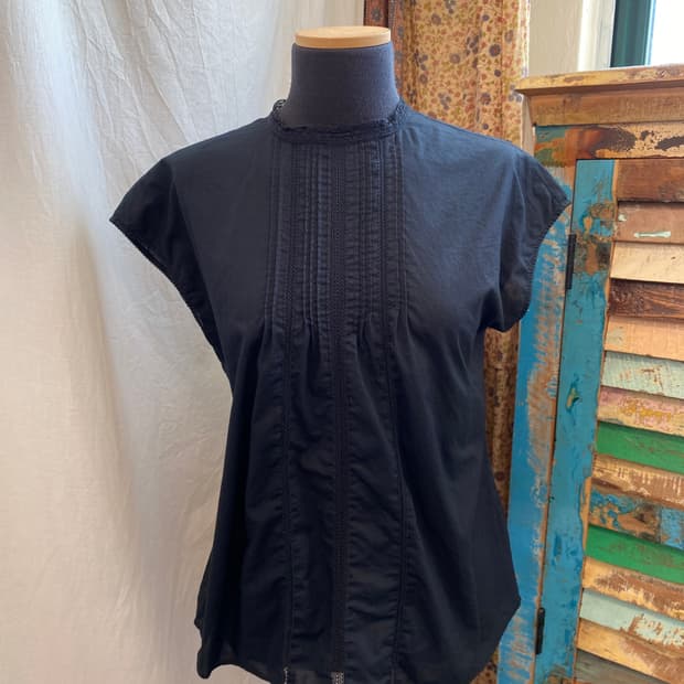 MACKINTOSH PHILOSOPHY 네이비슬리브리스탑(M)