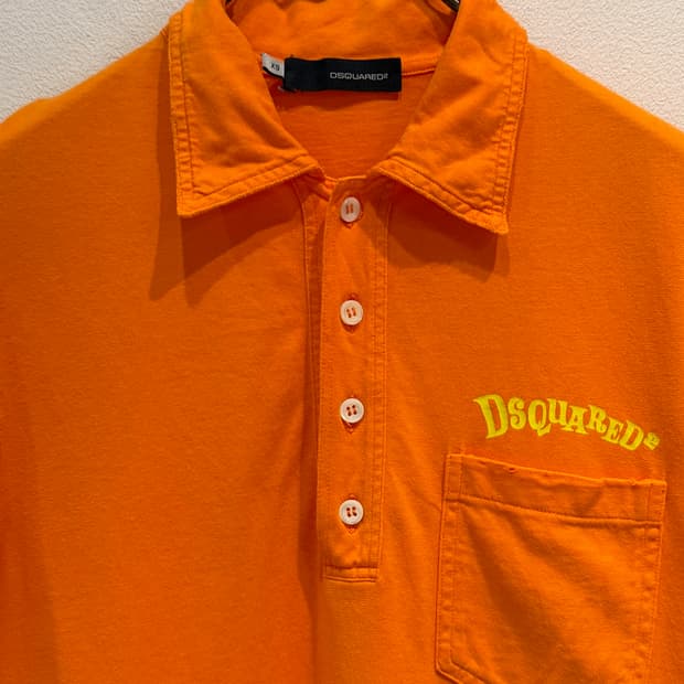 DSQUARED2 Orange Polo (Made In Italy)
