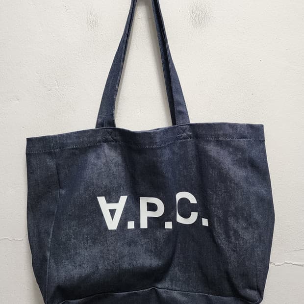 A.P.C 아페쎄 데님 토트백