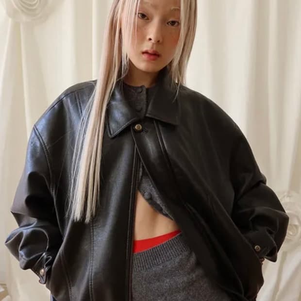 엠엠엠진스 레더 자켓