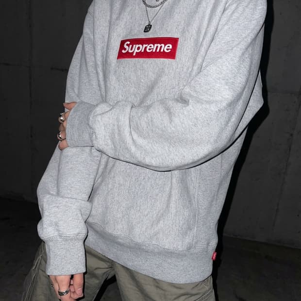 슈프림 박스로고 맨투맨