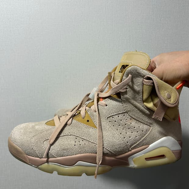 조던 6 x 트래비스 스캇 레트로 SP 브리티쉬 카키