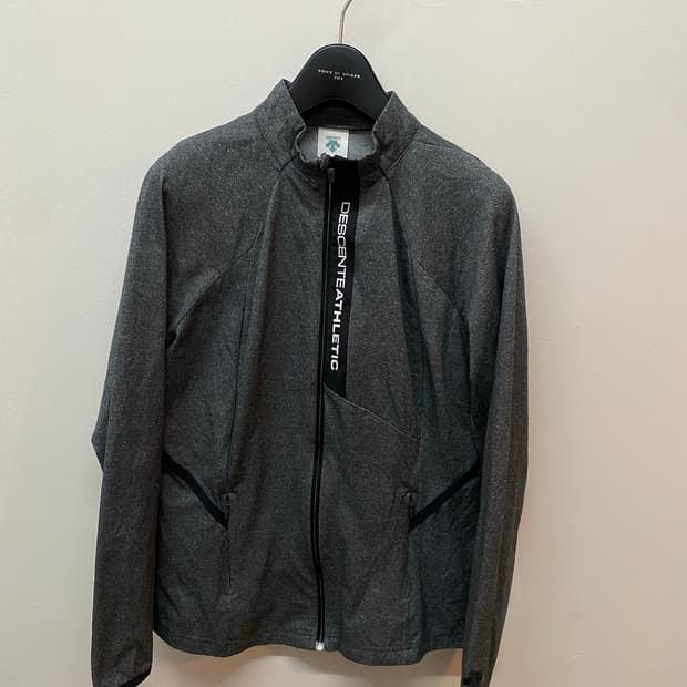 데상트 여성 져지 집업 자켓 90사이즈