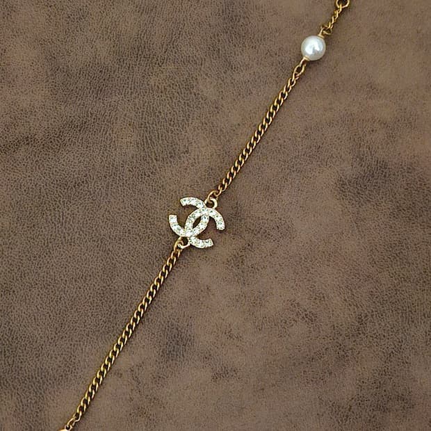 464 샤넬 정품 빈티지 업사이클링 팔찌