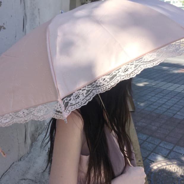당일배송) 히피디피 petal UV 양우산 핑크