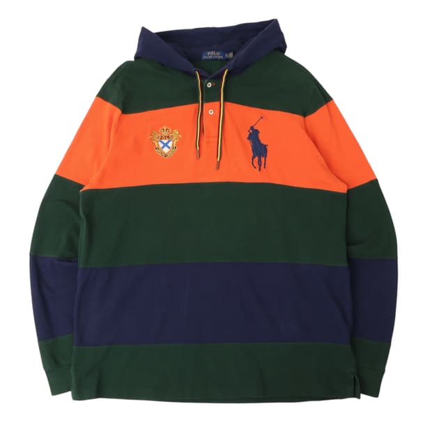 폴로 랄프로렌 빅포니 후디 럭비 티셔츠