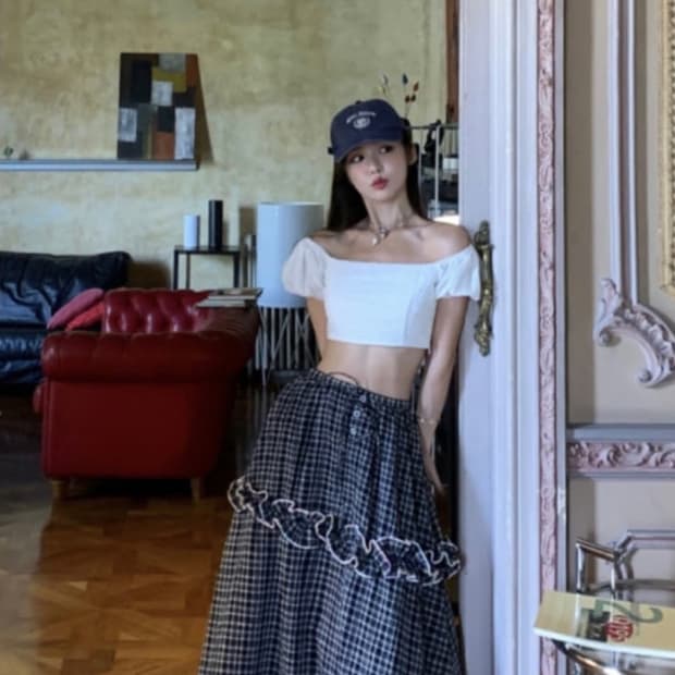 서쿠키 플라카 31 롱스커트 