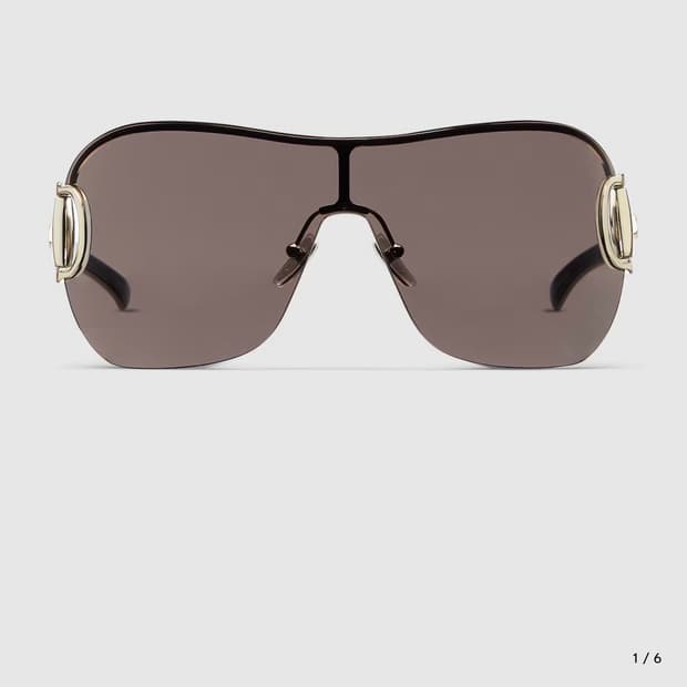 뎀나구찌 프레임리스 마스크 선글라스