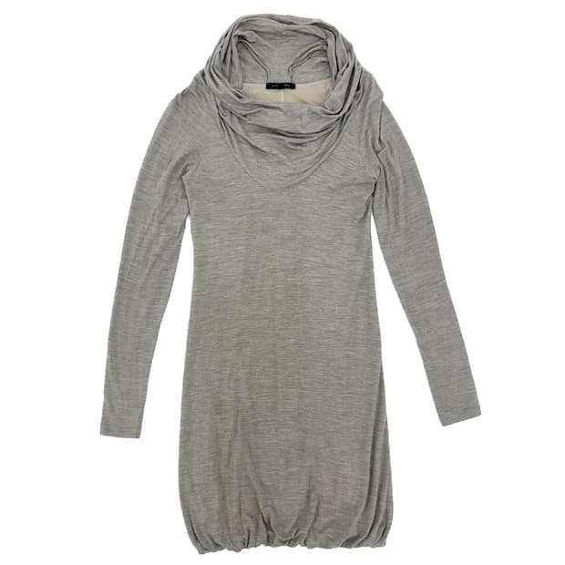  Patrizia Pepe Draped Cowl Neck  Dress