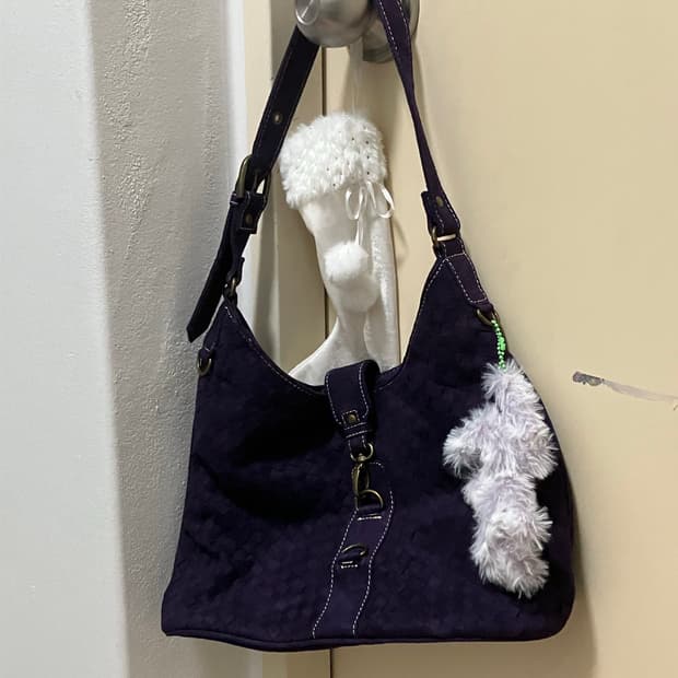 Vintage purple bag