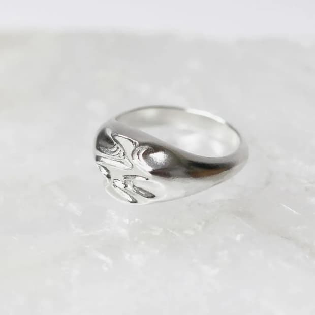 미시착 새상품) 조호 유수(流水) 반지 10호