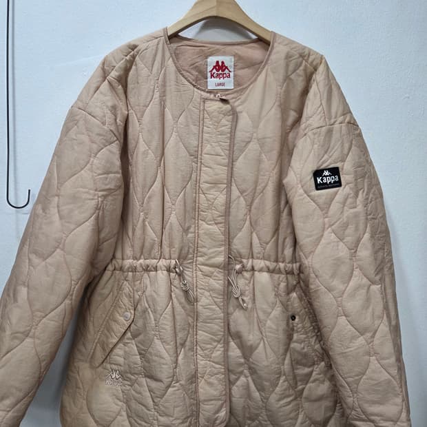 카파 퀼팅 자켓 L사이즈 핑크