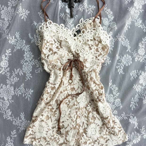 crochet lace dress