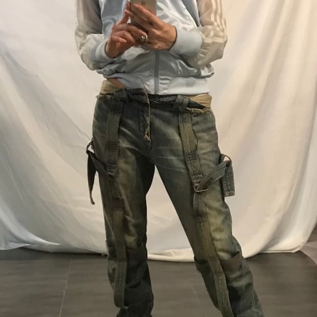 Adidas See-through zipup