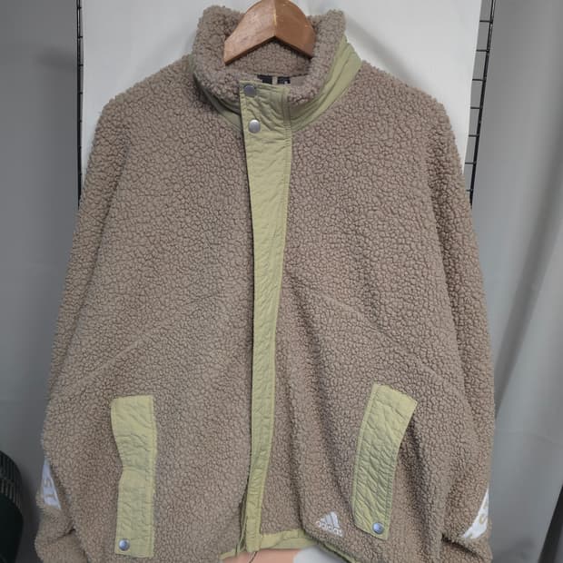 아디다스 뽀글이 가오리핏 점퍼 XL ✨️정품✨️
