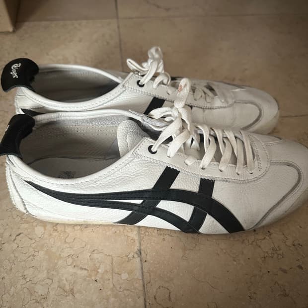 오니츠카 타이거 멕시코 66 흰색/검정색 280