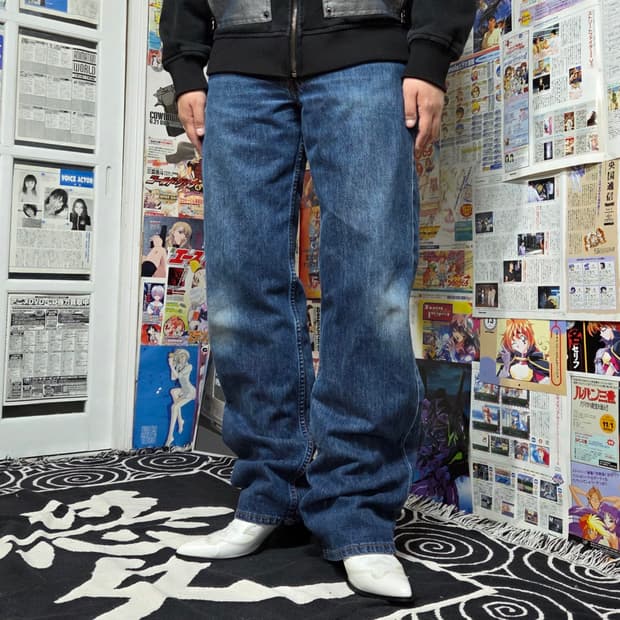 리바이스 508 중청 데님 팬츠