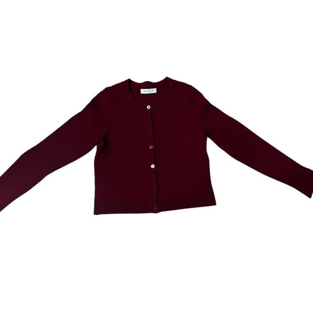 산드로 레드 가디건