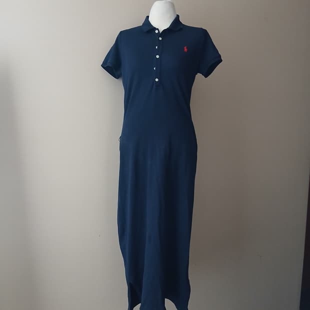 26-4 폴로 랄프로렌 네이비 롱 원피스S/55