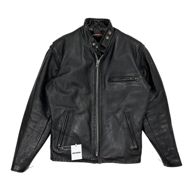 쇼트 싱글 라이더 자켓