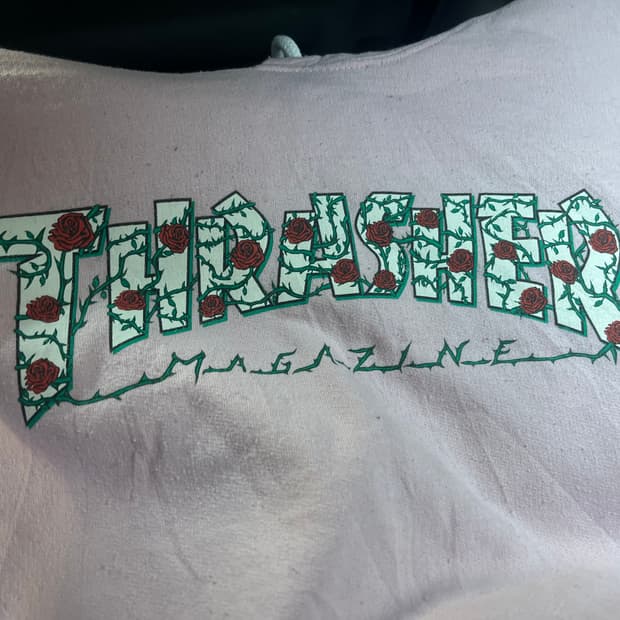 핑크 로즈 트레셔 후드티