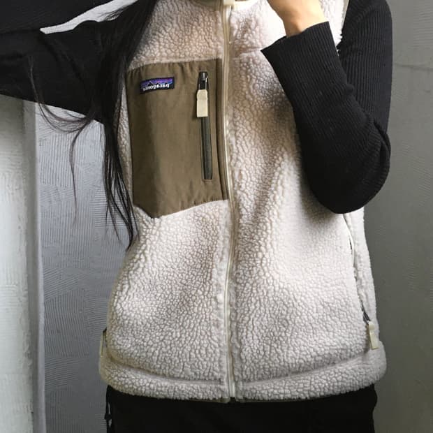 Patagonia 파타고니아 베이지 컬러 레트로 플리스 베스트 