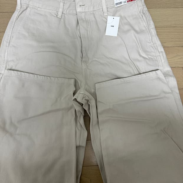 유니클로 와이드테이퍼드진