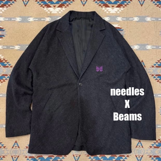 [L] 니들스 x 빔즈 마일스 울 자켓